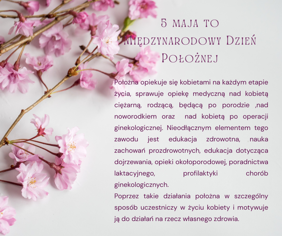 5 maja – Międzynarodowy Dzień Położnej